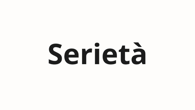 Serieta