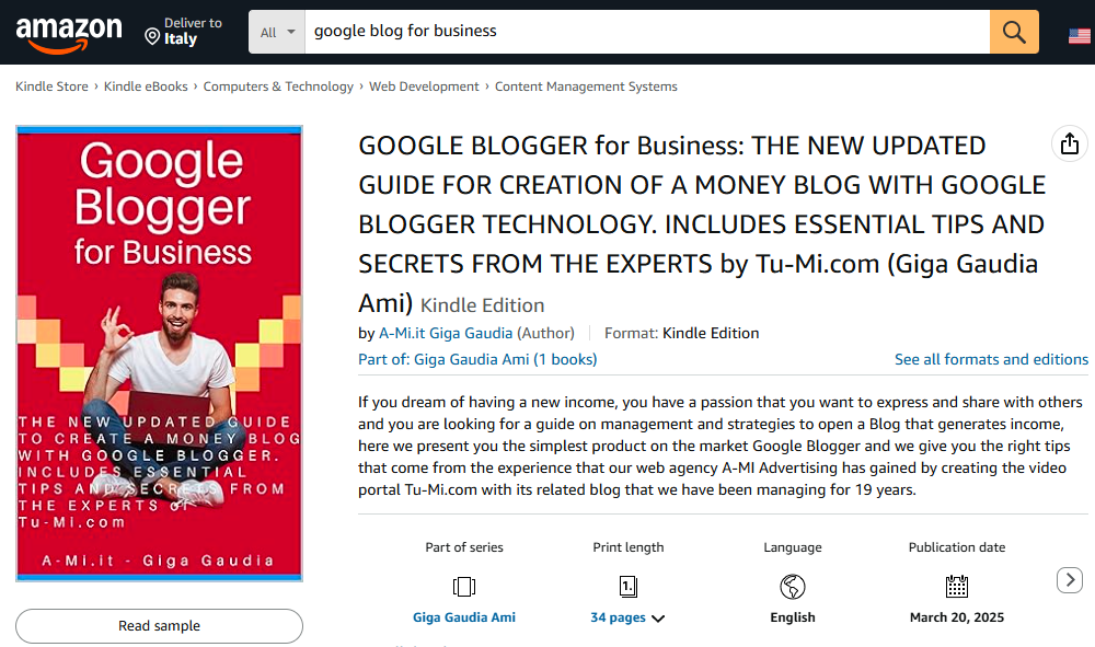 Google Blogger for Business